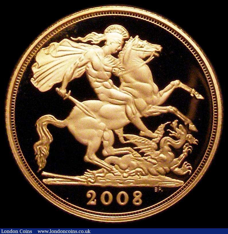 London Coins : A159 : Lot 1217 : Sovereign 2008 Proof FDC in capsule