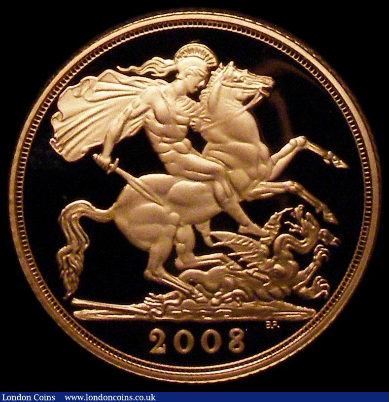 London Coins : A159 : Lot 1218 : Sovereign 2008 Proof FDC in capsule