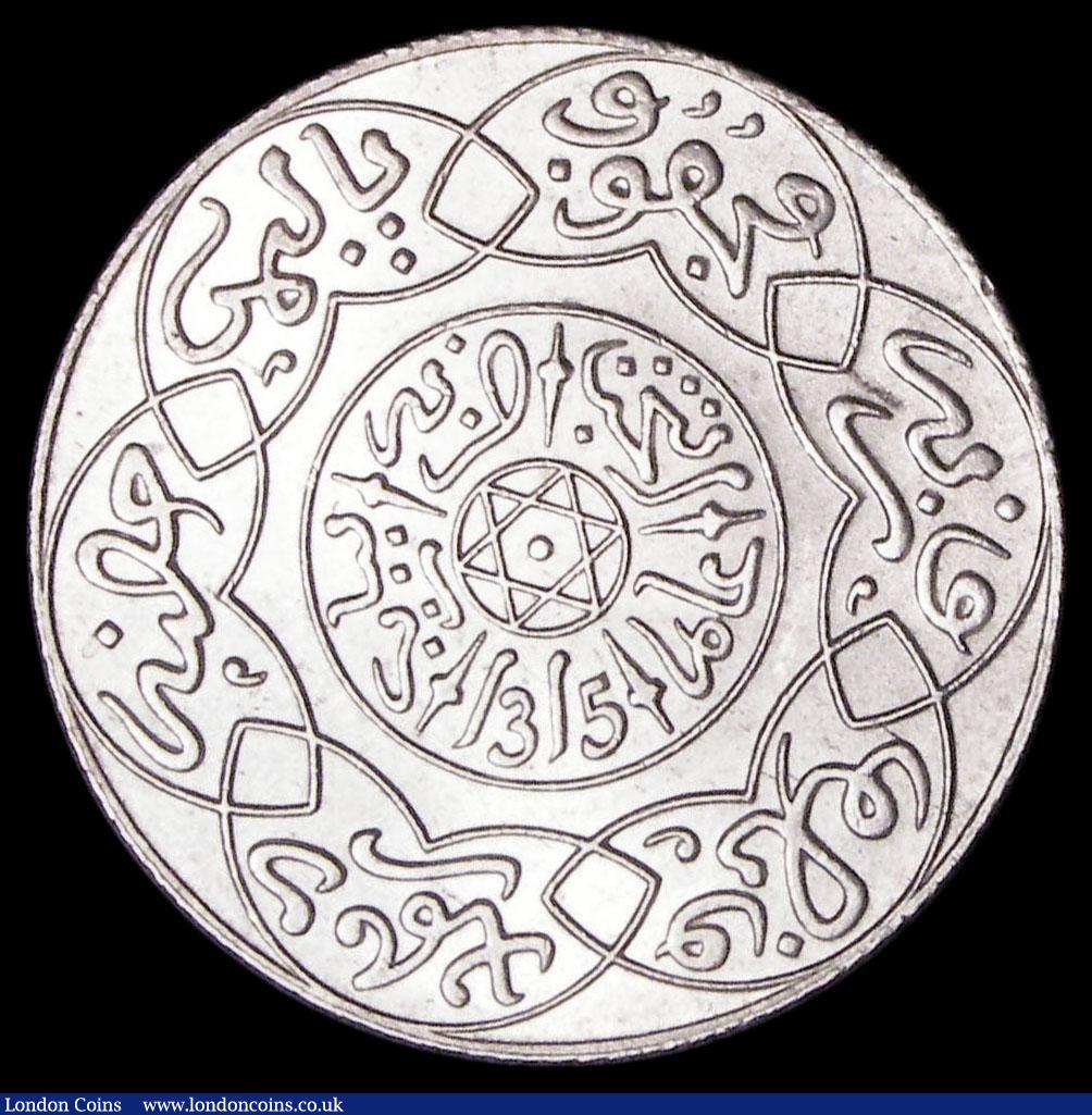 London Coins : A159 : Lot 2096 : Morocco 2 1/2 Dirhams AH1315 (1898) Paris Mint Y#11.2 Lustrous UNC and choice