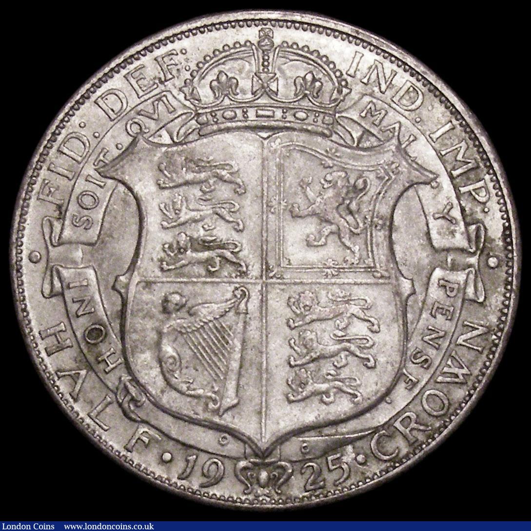 London Coins : A159 : Lot 2892 : Halfcrown 1925 ESC 772 NEF/VF with slightly uneven tone to the highest points 