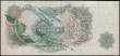 London Coins : A159 : Lot 1513 : ERROR One Pound O'Brien B281 issued 1960, series Y38 478593, offset partially printed front on ...