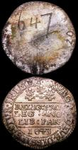 London Coins : A160 : Lot 1852 : Electrotype Shilling Charles I 1643 Oxford Mint as S.2974 Three Shrewsbury plumes, a British Museum ...