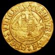 London Coins : A160 : Lot 1965 : Half Angel Henry VIII Third Coinage, no annulet on ship mintmark Lis S.2302 Good Fine