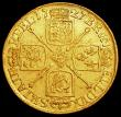London Coins : A160 : Lot 2138 : Guinea 1727 George I S.3633 Fine with small rim nicks, the reverse slightly better, Rare, only the t...