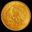 London Coins : A161 : Lot 1093 : Austria 4 Florins - 10 Francs 1892 KM#2260 UNC