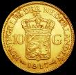 London Coins : A161 : Lot 1282 : Netherlands 10 Gulden 1917 KM#149 about EF with some contact marks
