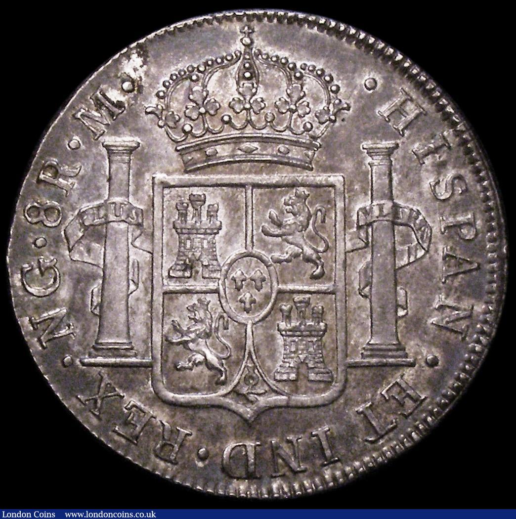 London Coins : A162 : Lot 1208 : Guatemala 8 Reales 1821 NG M KM#69 EF or better attractively toned with underlying lustre, a pleasin...