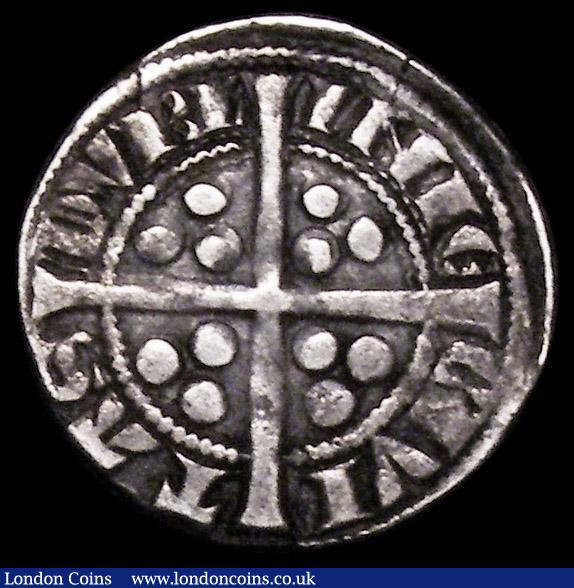 London Coins : A162 : Lot 1220 : Ireland Penny Second Coinage Dublin Mint, with pellet before EDWR and oblong-shaped pellet below the...