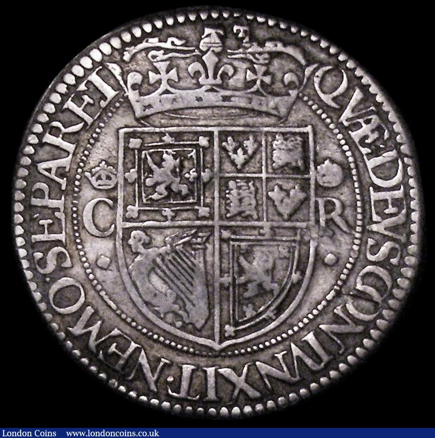 London Coins : A162 : Lot 1271 : Scotland Twelve Shillings Charles I Third Coinage (1637-1642) F over crown S.5560 Bold Fine