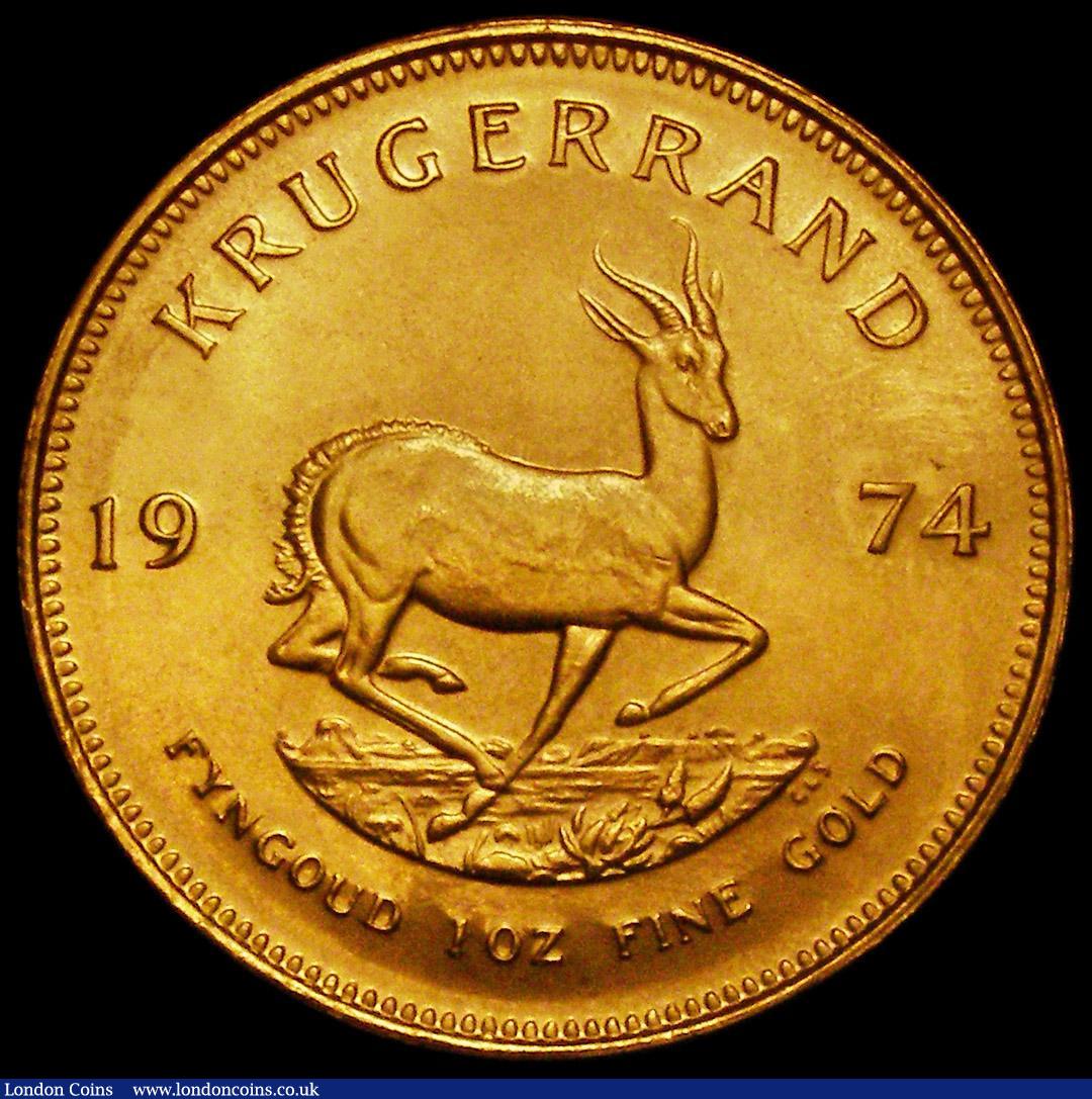 London Coins : A162 : Lot 1276 : South Africa Krugerrand 1974 KM#73 UNC