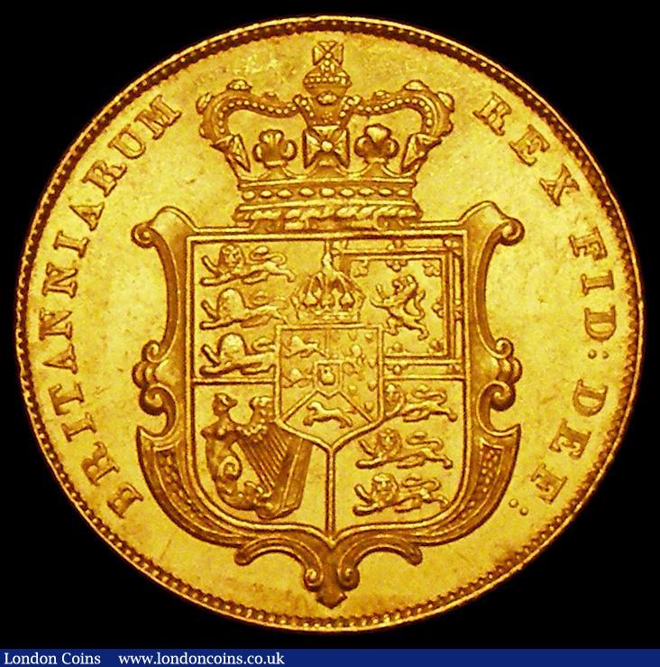 London Coins : A162 : Lot 1923 : Sovereign 1826 Marsh 11 NEF with some contact marks
