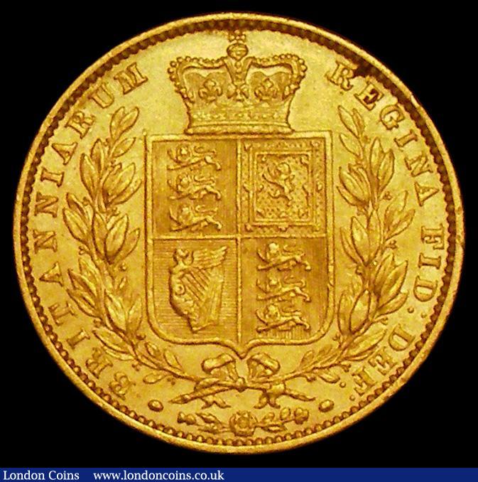 London Coins : A162 : Lot 1949 : Sovereign 1863 Marsh 46 VF/NEF