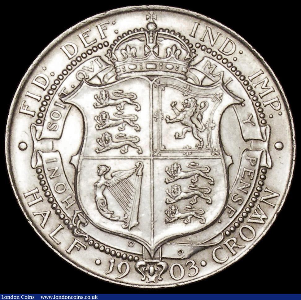 London Coins : A162 : Lot 2326 : Halfcrown 1903 ESC 748, Bull 3569 UNC in an LCGS holder and graded LCGS 78, the finest known of 13 e...