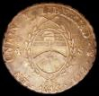 London Coins : A162 : Lot 1114 : Argentina Provincias Del Rio De La Plata 4 Soles 1815 PTS FL Potosi Mint KM#13 Toned NVF/GF, seldom ...