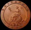 London Coins : A162 : Lot 2730 : Twopence 1797 Proof in Bronzed Copper Peck 1076 KT3 struck on a thin flan UNC the reverse with a sma...