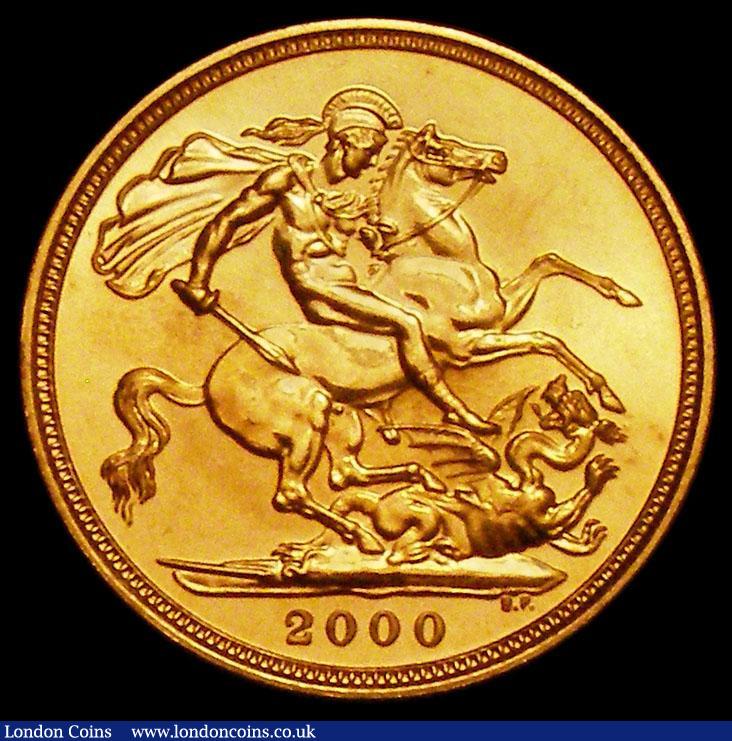London Coins : A163 : Lot 1052 : Sovereign 2000 Marsh 314 Lustrous UNC
