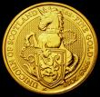 London Coins : A163 : Lot 745 : One Hundred Pounds 2018 Gold One Ounce, Queen's Beasts - Unicorn of Scotland. BU with full mint...