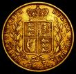 London Coins : A163 : Lot 897 : Sovereign 1853 WW Raised S.3852C NVF/GF with an edge nick