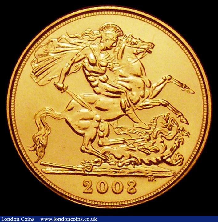 London Coins : A164 : Lot 1499 : Sovereign 2008 S.SC4 Lustrous UNC