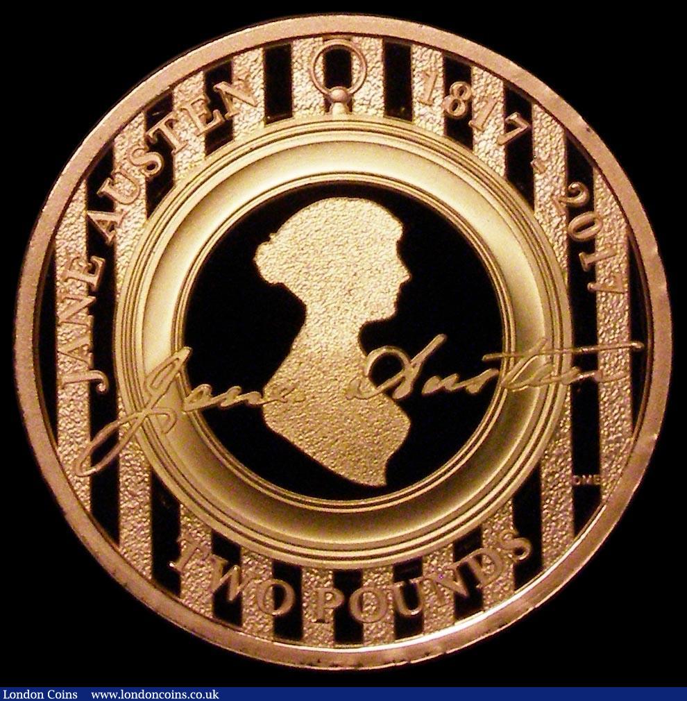 London Coins : A164 : Lot 1533 : Two Pounds 2017 Bicentenary of the Birth of Jane Austen S.K45 FDC uncased, in capsule, with no certi...