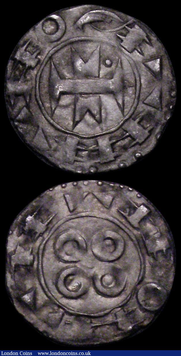 London Coins : A164 : Lot 360 : France (2) 1/3rd Ecu 1720 KM#457.1 GF/NVF pleasantly toned showing traces of the understruck coin, F...