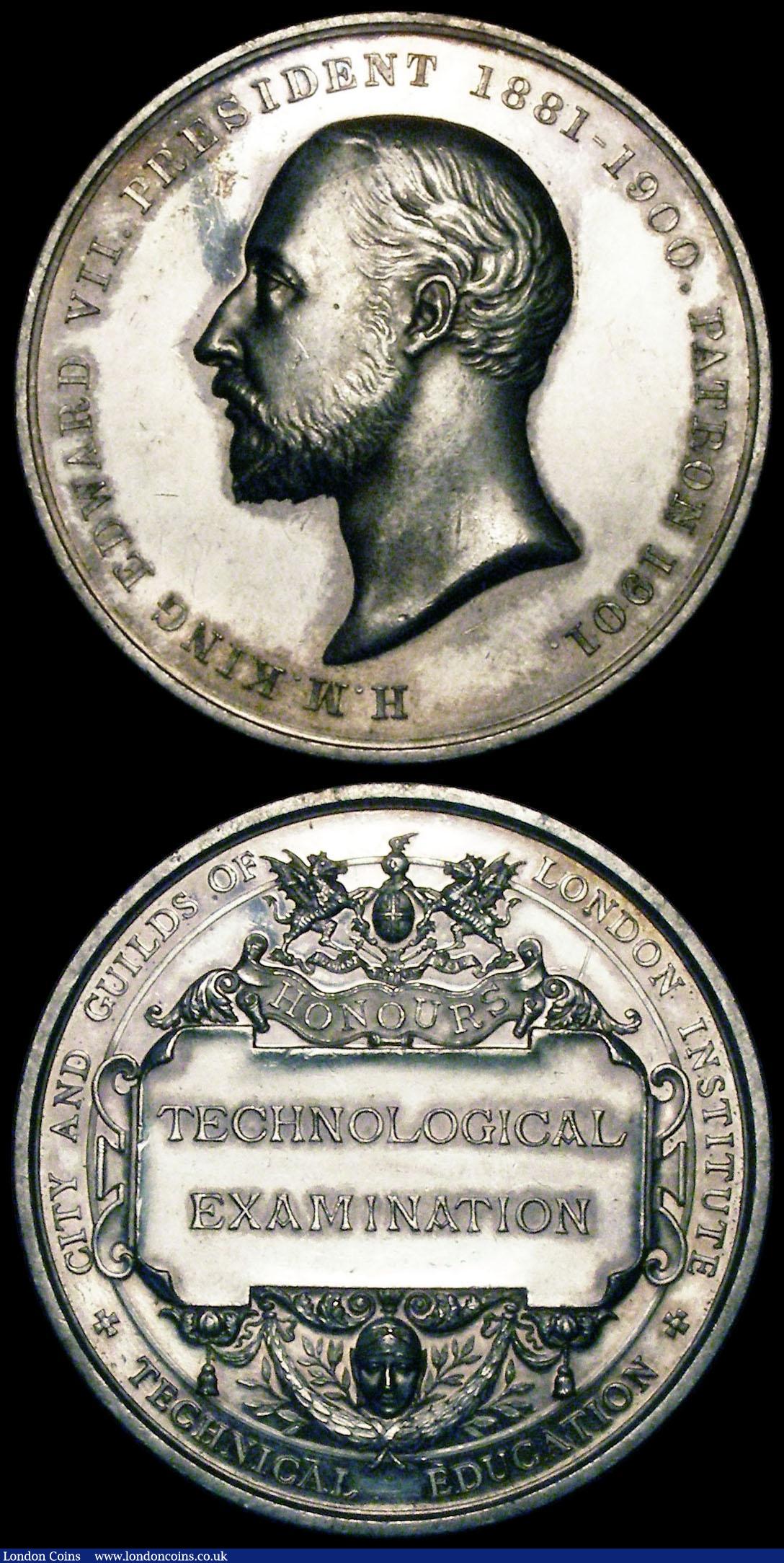 London Coins : A164 : Lot 717 : Royal Society of Arts, Manufacture and Commerce, President's Medal 1910, 56mm diameter in silve...