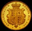 London Coins : A164 : Lot 1051 : Half Sovereign 1839 Proof die axis inverted S.3859 in an LCGS holder and graded 80