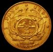 London Coins : A164 : Lot 500 : South Africa Pond 1897 KM# 10.2 VF/GVF with small rim nicks