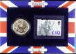 London Coins : A164 : Lot 52 : Britannia Silver Two Pounds and Ten Pound Stamp Set 1999 UNC in the wallet of issue, USA Silver Eagl...