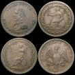 London Coins : A164 : Lot 604 : Halfpennies 19th Century (4) Warwickshire 1811 Birmingham Rose Copper Company Withers 271 GVF, Essex...