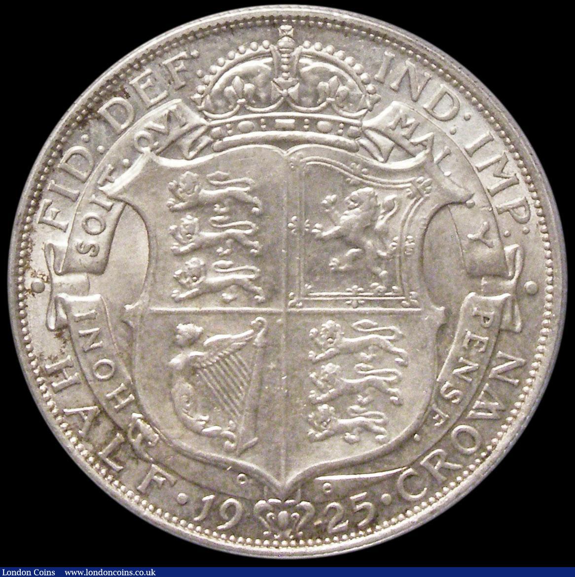 London Coins : A165 : Lot 2761 : Halfcrown 1925 ESC 772, Bull 3727 EF in an LCGS holder and graded LCGS 60