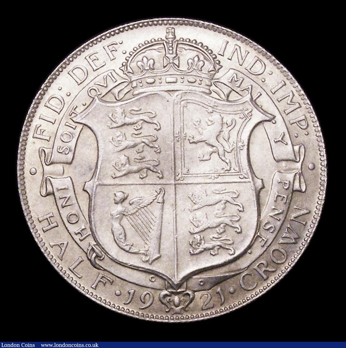 London Coins : A165 : Lot 3892 : Halfcrown 1921 ESC 768, Bull 3722, Davies 1678 Dies 3C UNC and lustrous the obverse with a small ton...