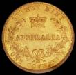 London Coins : A165 : Lot 2127 : Australia Sovereign 1870 Sydney Branch Mint Marsh 375, McDonald 117, in a PCGS holder and graded AU5...