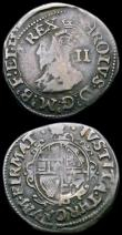 London Coins : A165 : Lot 2470 : Sixpence Charles I Group E, as S.2814, with C of CHRISTO double struck, mintmark Anchor Near Fine wi...