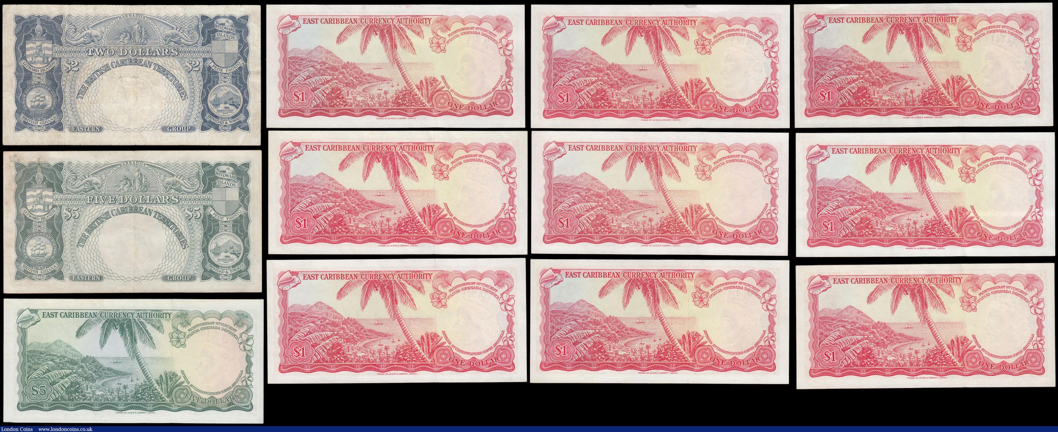 London Coins : A166 : Lot 149 : British & East Caribbean Territories (12) in mostly high grades comprising British Caribbean Ter...