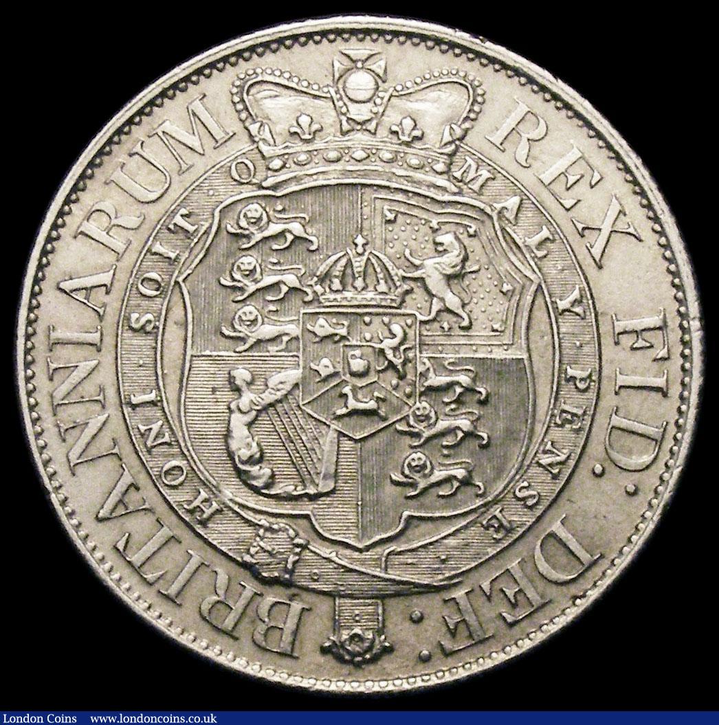 London Coins : A166 : Lot 1760 : Halfcrown 1818 ESC 621, Bull 2099 EF or near so with light contact marks