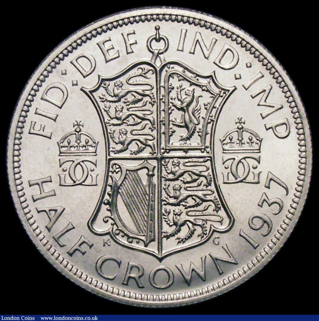 London Coins : A166 : Lot 1834 : Halfcrown 1937 Proof ESC 787, Bull 4034 FDC retaining full mint brilliance, a choice example
