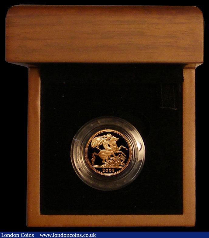 London Coins : A166 : Lot 754 : Sovereign 2008 Proof FDC in the box of issue with certificate