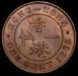 London Coins : A166 : Lot 1126 : Hong Kong Cent 1865 KM#4.1 GEF/AU with a trace of lustre, a small striking flaw on the bust, the fie...