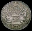 London Coins : A166 : Lot 1335 : Union of England and Scotland 1707 26mm diameter in silver on a thin flan by J.Croker, Eimer 424b, O...