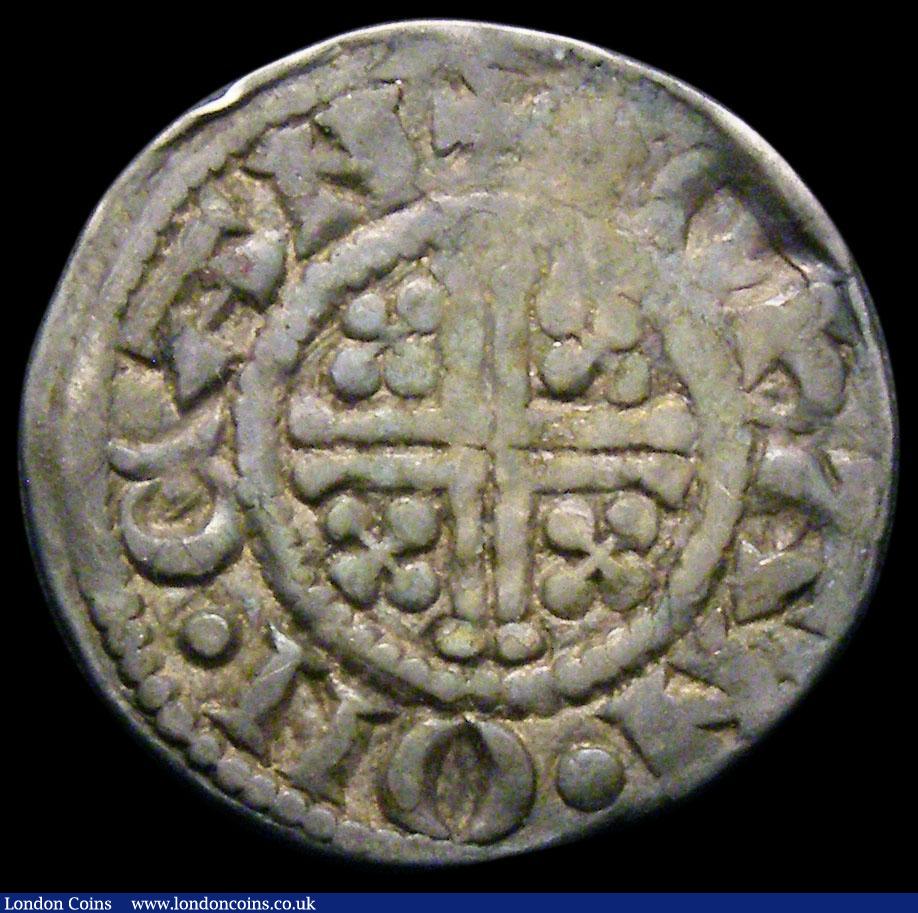 London Coins : A167 : Lot 418 : Penny John Class 5b, Obverse S with pellet centre, Round topped R, Canterbury Mint, moneyer Iohan, N...