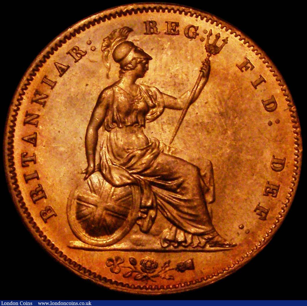London Coins : A167 : Lot 862 : Penny 1858 Large Date No WW Peck 1518 UNC and with around 85% lustre a superb piece and seldom seen ...