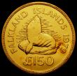 London Coins : A167 : Lot 1917 : Falkland Islands 150 Pounds Gold 1979 World Conservation Series Obverse: 'Machin' Bust of ...