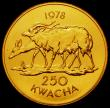 London Coins : A167 : Lot 1974 : Malawi 250 Kwacha 1978 World Conservation Series Obverse: Head of Hastings Banda right, Reverse: Nya...
