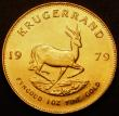 London Coins : A167 : Lot 2016 : South Africa Krugerrand 1979 KM#73 UNC and lustrous