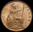 London Coins : A167 : Lot 2509 : Penny 1896 10 teeth date spacing, as Freeman 143 dies 1+B, Gouby BP1896AA, UNC and with good lustre,...