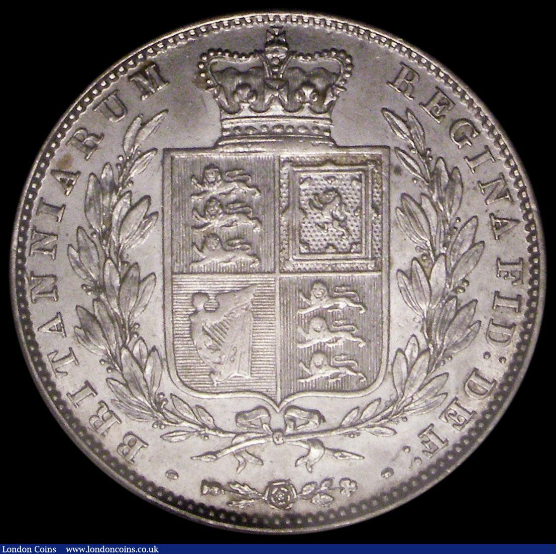 London Coins : A168 : Lot 1365 : Halfcrown 1845 ESC 679 Bull 2722  LCGS 60 Ex-DNW Auction 74 20 June 2007 Lot 1014
