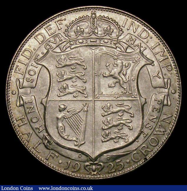 London Coins : A168 : Lot 1400 : Halfcrown 1925 ESC 772, Bull 3727 UNC and lustrous, in an LCGS holder and graded LCGS 78, a very hig...