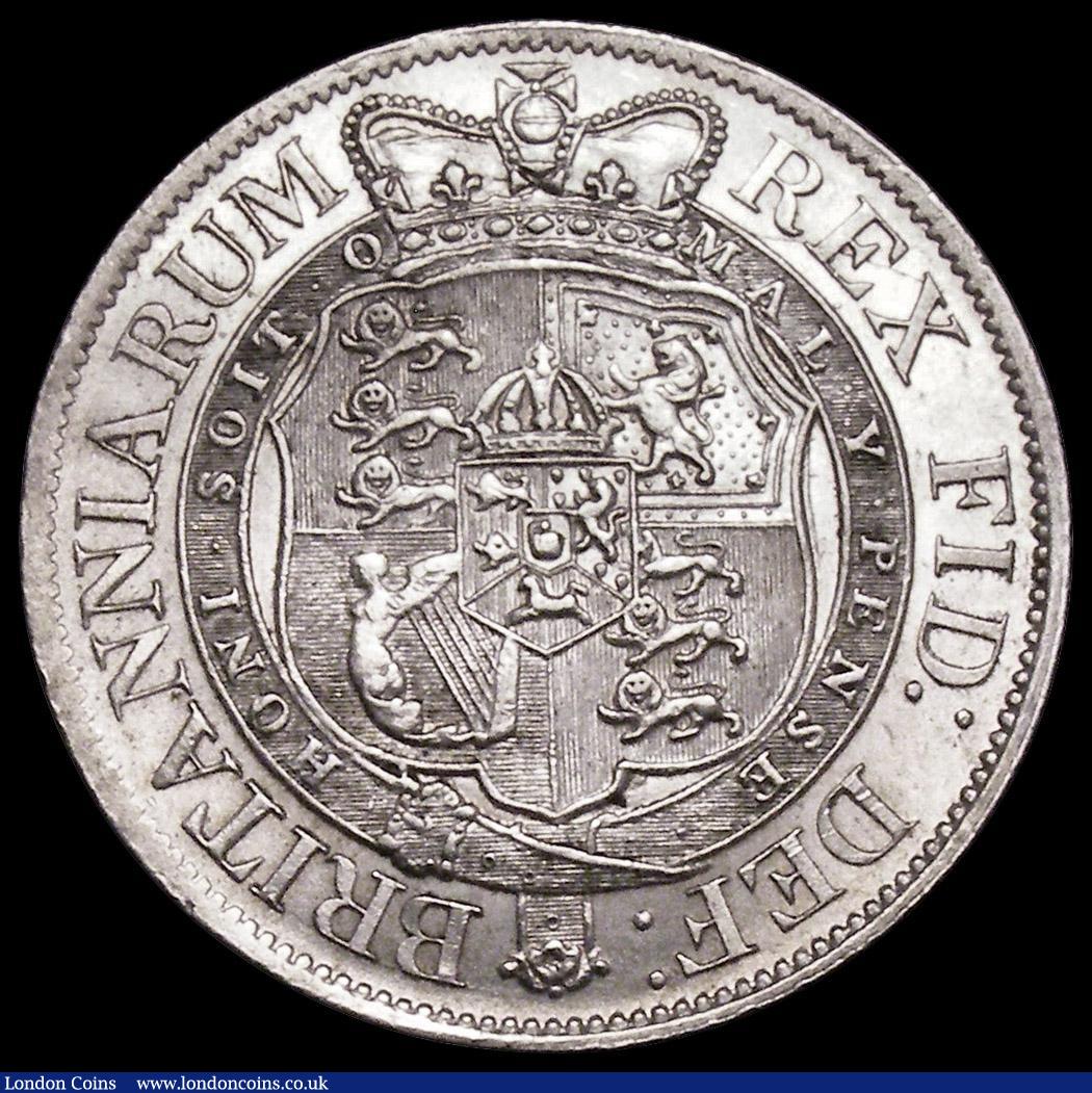 London Coins : A168 : Lot 2162 : Halfcrown 1817 Small Head ESC 618, Bull 2096 EF with some minor contact marks