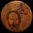 London Coins : A168 : Lot 1014 : Engraved Penny Edward VII the reverse a lady in period dress showing her bare backside and captioned...